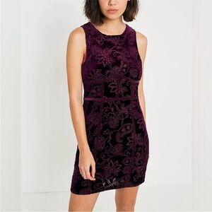 Free People Burnout Babe Bodycon Mini Dress S